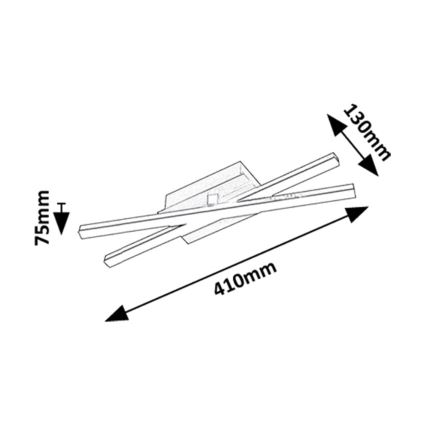 Rabalux - LED stropno svetilo LED/16W/230V 4000K 13x41 cm