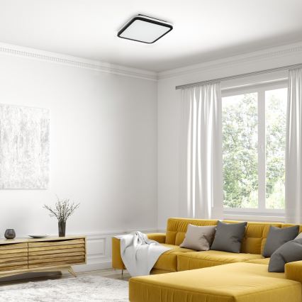 Rabalux - Zatemnjiva stropna LED RGB svetilka LED/43W/230V 3000-6500K + daljinski upravljalnik 35x35 cm