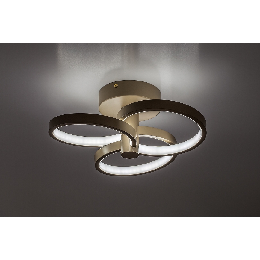 Rabalux - LED zatemnljiva stropna svetilka LED/32W/230V 3000-6500K premer 31 cm bež + daljinsko upravljanje