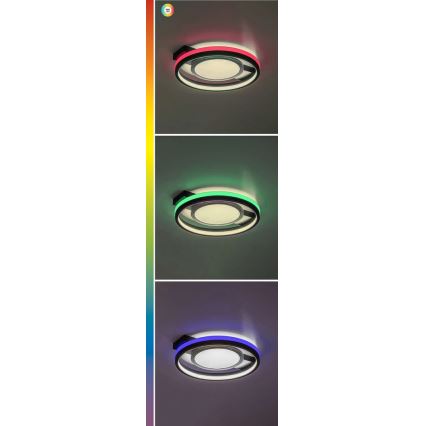 Rabalux - LED RGB Zatemnitvena stropna svetilka LED/40W/230V 3000-6500K + Daljinski upravljalnik