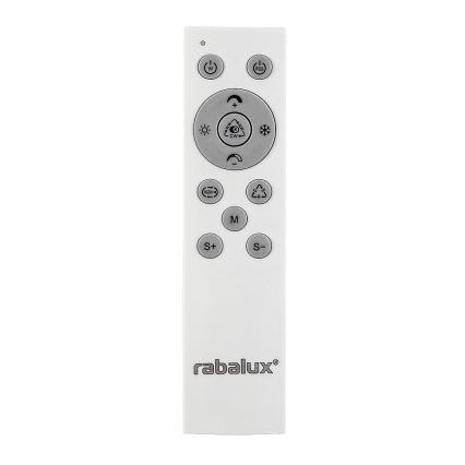 Rabalux - LED RGB Zatemnitvena stropna svetilka LED/40W/230V 3000-6500K + Daljinski upravljalnik
