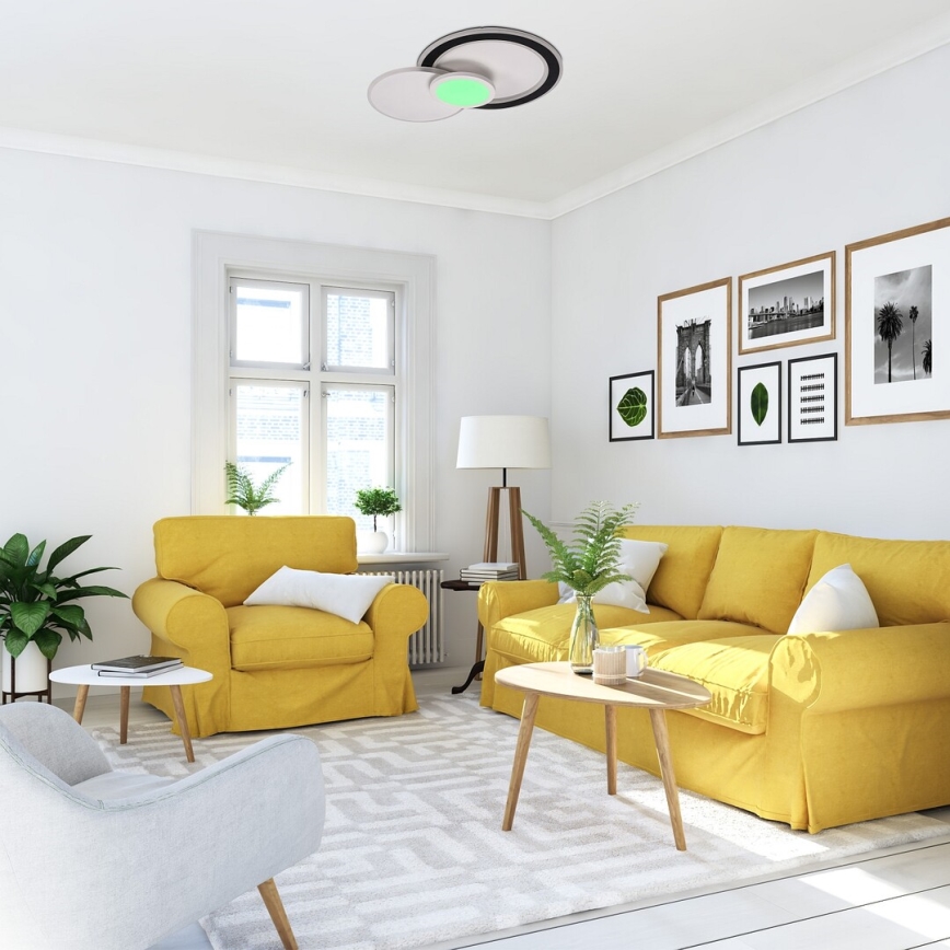 Rabalux - LED RGB zatemnjevalna stropna svetilka LED/40W/230V 3000–6500 K + daljinski upravljalnik, premer 31 cm