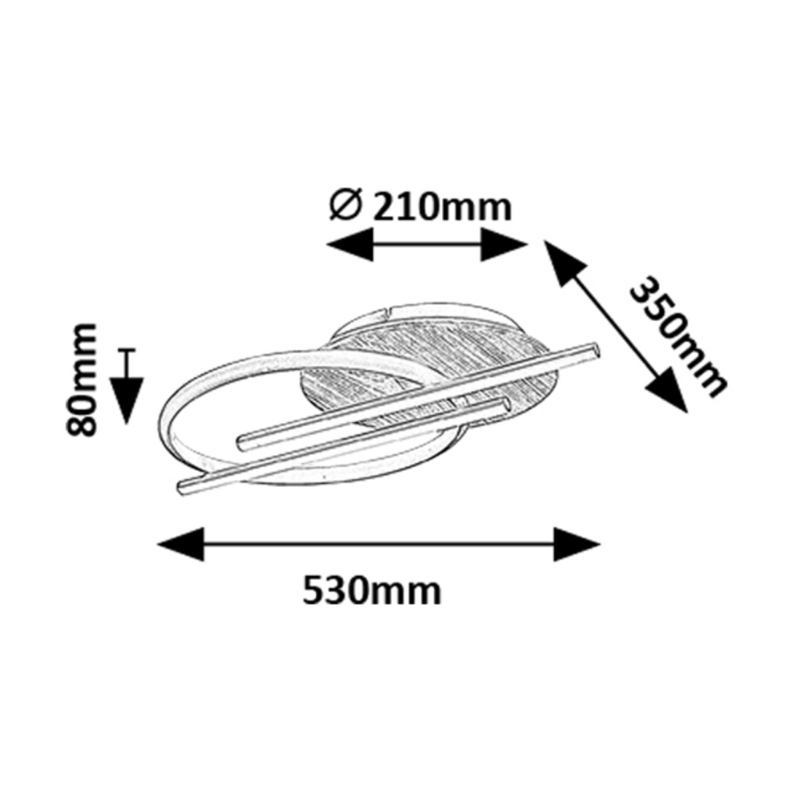 Rabalux - LED Stropna svetilka LED/40W/230V 3000/4000/6500K