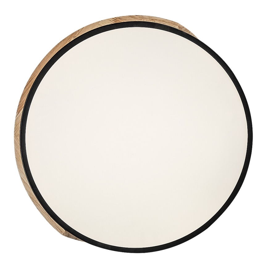 Rabalux - LED stropna svetilka LED/24W/230V 4000K črna/hrast premer 41 cm