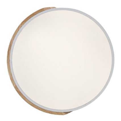 Rabalux - LED stropna svetilka LED/24W/230V 3000K bela/hrast, premer 61 cm