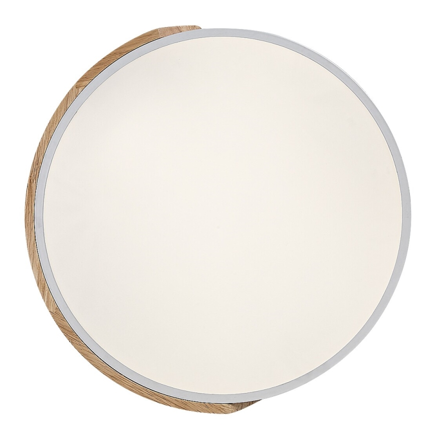 Rabalux - LED stropna svetilka LED/24W/230V 3000K bela/hrast, premer 61 cm