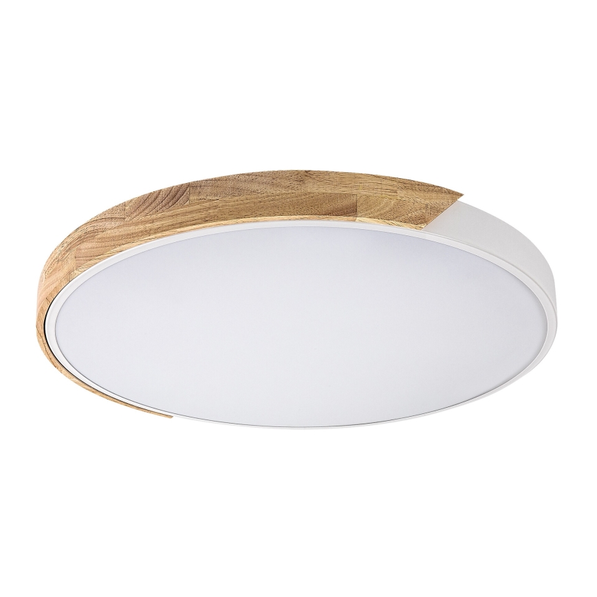 Rabalux - LED stropna svetilka LED/40W/230V 3000/4000/6500K bela/hrast premer 61 cm