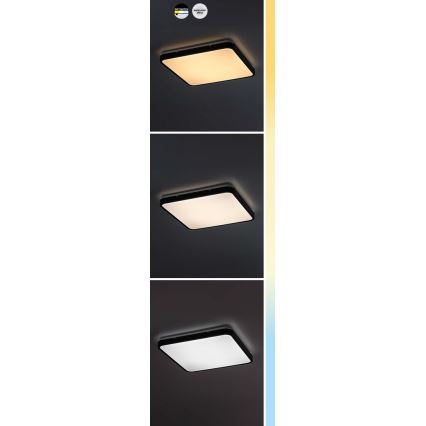 Rabalux - LED Kopalniška stropna svetilka LED/24W/230V 3000/4000/6000K IP44 29x29 cm bela