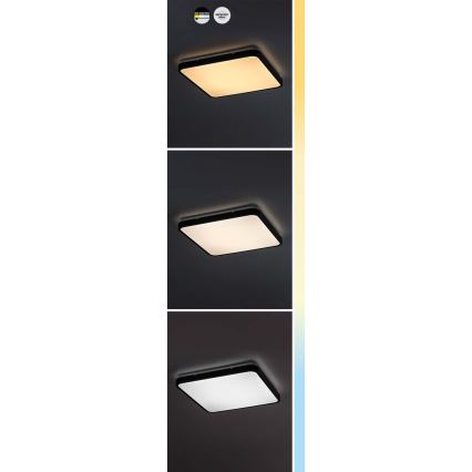 Rabalux - LED Kopalniška stropna svetilka LED/36W/230V 3000/4000/6000K IP44 42x42 cm bela