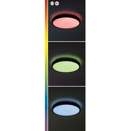 Rabalux - LED RGB Zatemnitvena kopalniška stropna svetilka LED/36W/230V 3000-6000K Wi-Fi Tuya IP44 pr. 42 cm bela + Daljinski upravljalnik