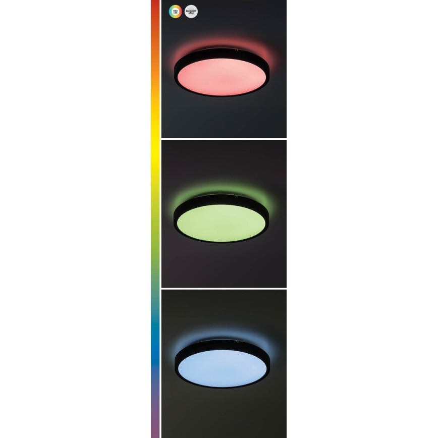 Rabalux - LED RGB Zatemnitvena kopalniška stropna svetilka LED/36W/230V 3000-6000K Wi-Fi Tuya IP44 pr. 42 cm bela + Daljinski upravljalnik