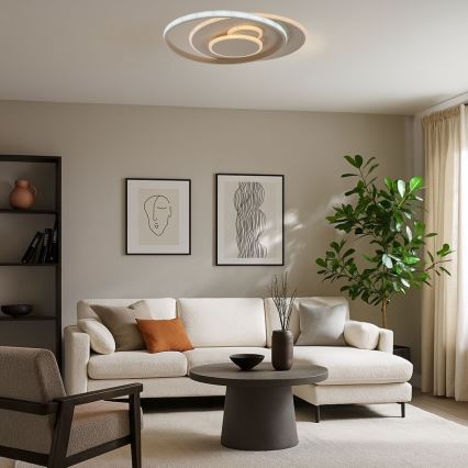 Rabalux - LED stropna svetilka z zatemnitvijo LED/57W/230V 3000-6000K 48,5x40 cm + daljinski upravljalnik