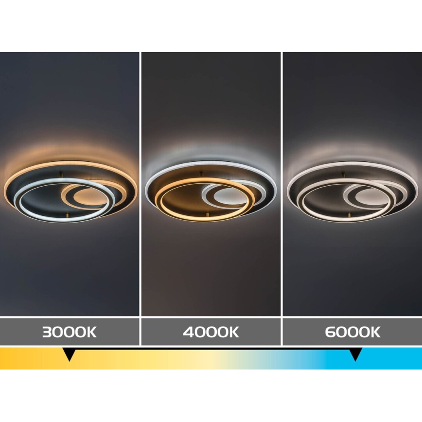 Rabalux - LED zatemnljivo stropno svetilo LED/60W/230V 3000-6000K premer 50 cm + daljinski upravljalnik