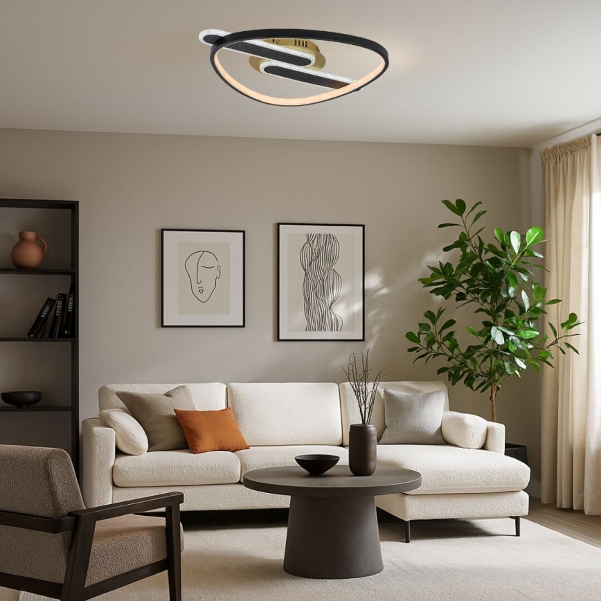 Rabalux - LED stropna svetilka z možnostjo zatemnitve LED/60W/230V 3000-6000K 53x45 cm + daljinski upravljalnik