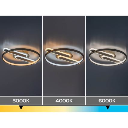 Rabalux - Zatemnljivo stropno LED svetilo LED/55W/230V 3000-6000K 53x45 cm + daljinski upravljalnik