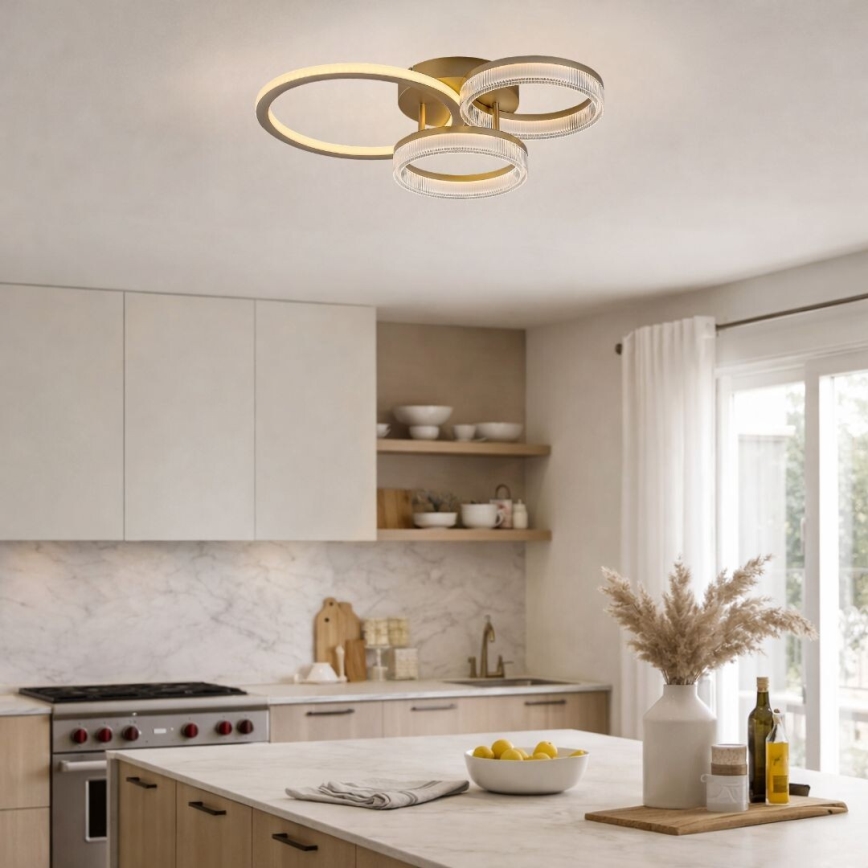 Rabalux - LED zatemnljivo stropno svetilo LED/38W/230V 3000-6500K 58,5x38 cm + daljinski upravljalnik