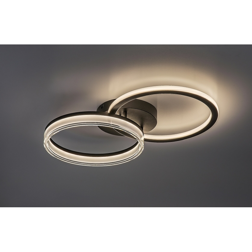 Rabalux - LED zatemnjevalna stropna svetilka LED/38W/230V 3000-6500K 60x35 cm + daljinski upravljalnik