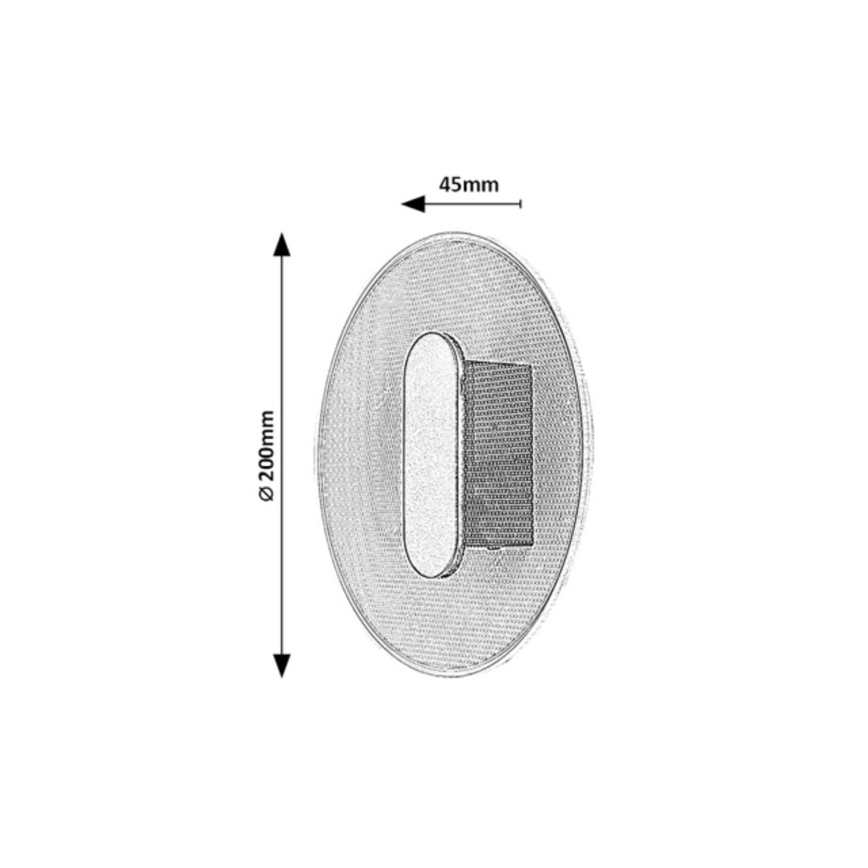 Rabalux - LED stensko svetilo LED/6W/230V