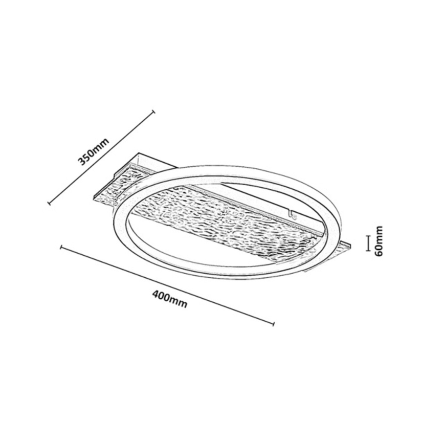 Rabalux - LED stropno svetilo z zatemnitvijo LED/18W/230V 3000-6500K + daljinski upravljalnik
