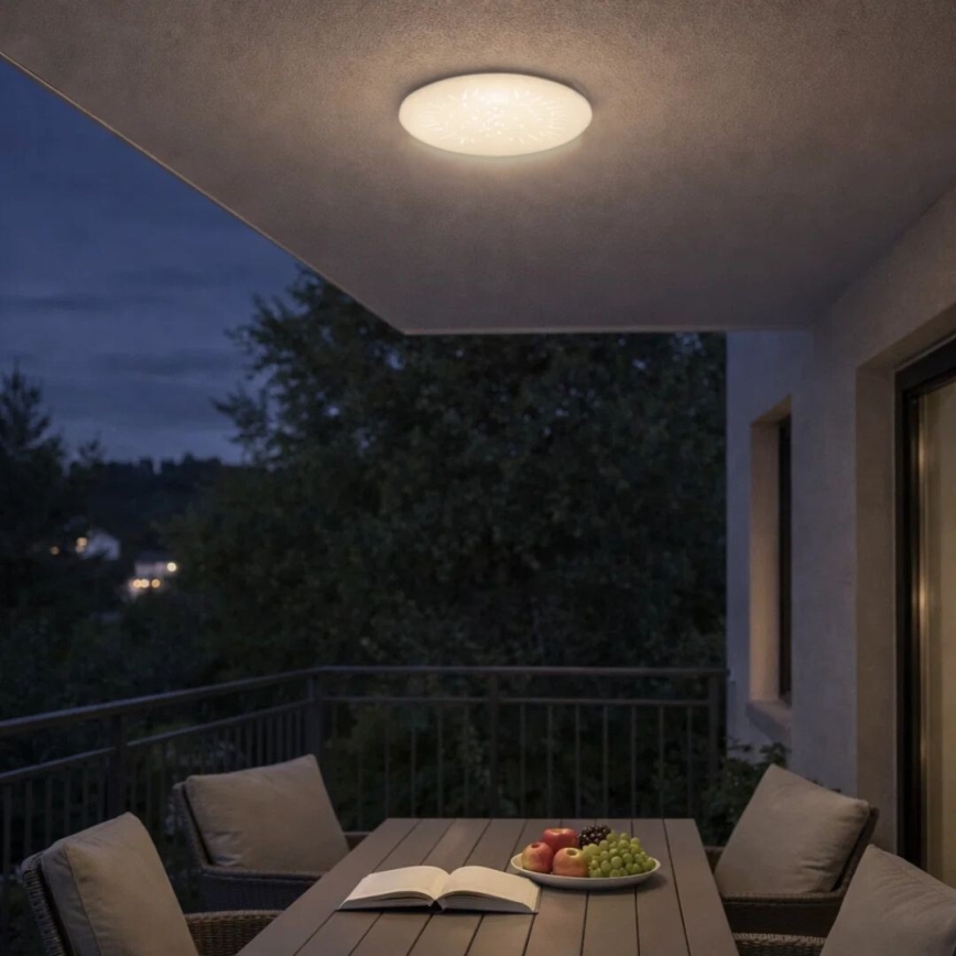 Rabalux - LED stropna svetilka za kopalnico LED/12W/230V IP44 4000K premer 25,5 cm
