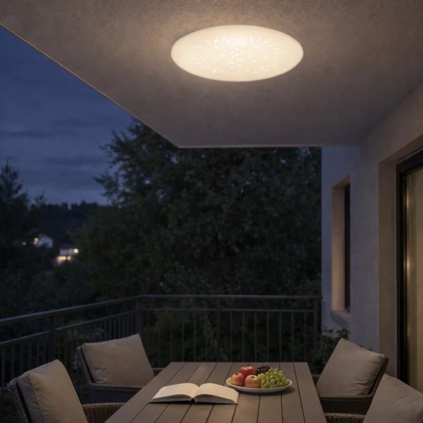 Rabalux - LED stropno kopalniško svetilo LED/24W/230V IP44 4000K premer 37,5 cm
