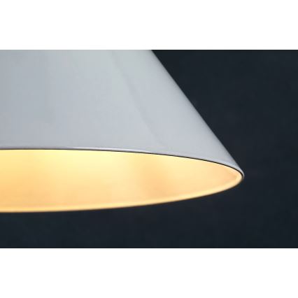 Rabalux 72008 - Viseča svetilka na kablu 1xE27/40W/230V, premer 25 cm, bela