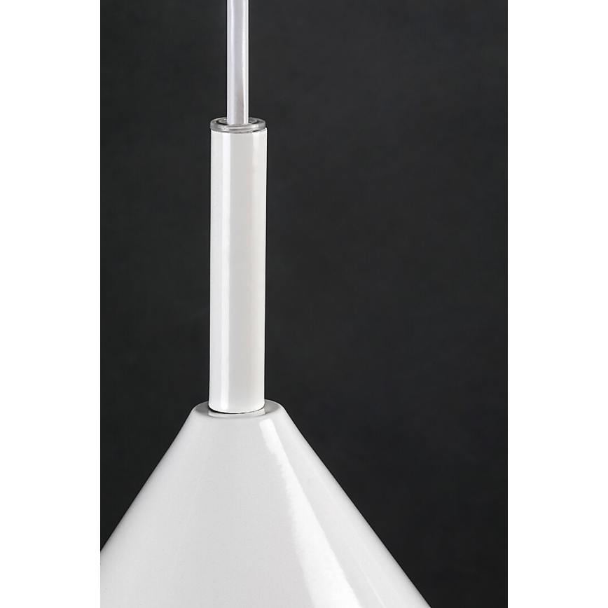 Rabalux 72008 - Viseča svetilka na kablu 1xE27/40W/230V, premer 25 cm, bela