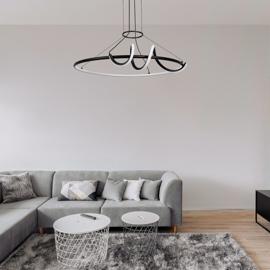 Rabalux - LED Zatemnitveni lestenec na vrvici LED/46W/230V 3000-6500K + Daljinski upravljalnik