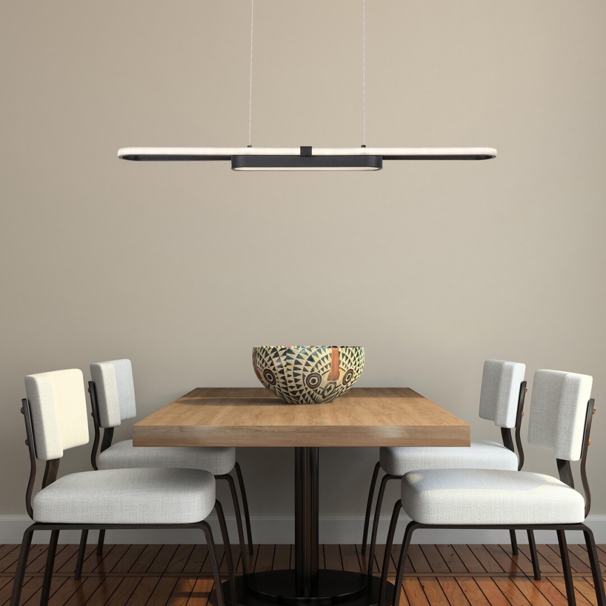 Rabalux - LED Lestenec na vrvici LED/48W/230V 4000K črna