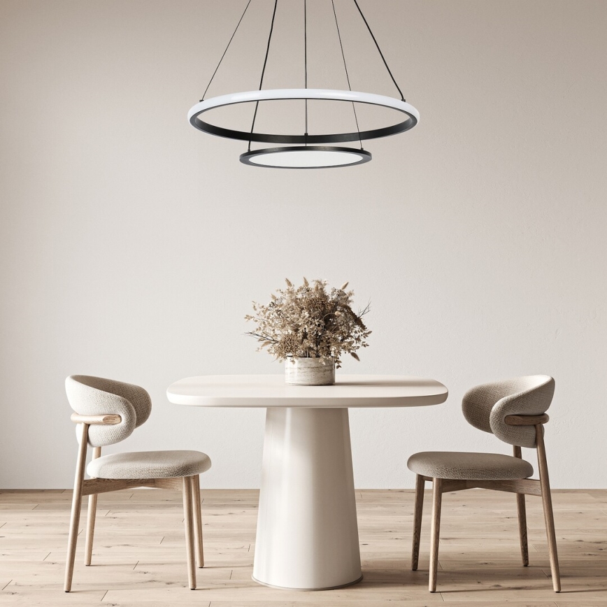 Rabalux - LED Zatemnitveni lestenec na vrvici LED/42W/230V 3000-6500K + Daljinski upravljalnik