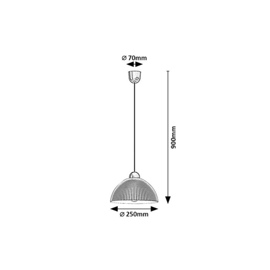 Rabalux - Lestenec na kablu 1xE27/60W/230V