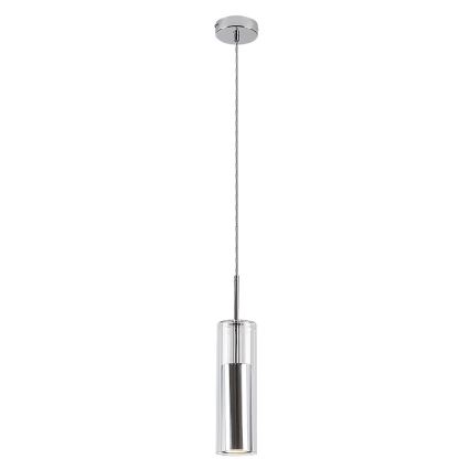 Rabalux - Lestenec na vrvici 1xGU10/50W/230V prozorna/sijajni krom