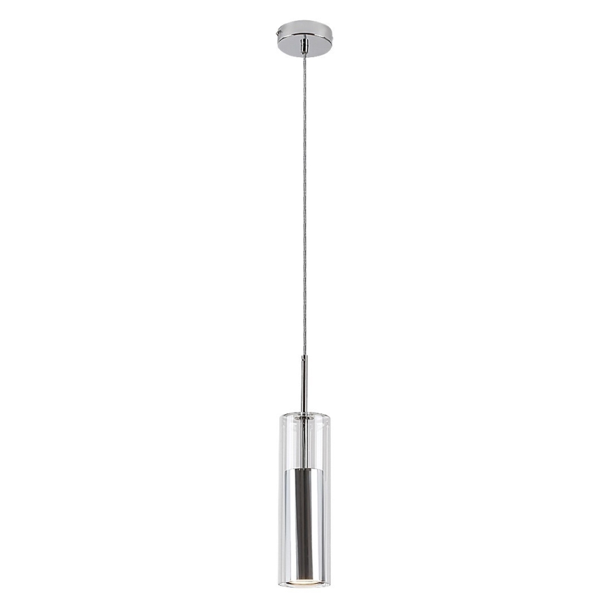 Rabalux - Lestenec na vrvici 1xGU10/50W/230V prozorna/sijajni krom