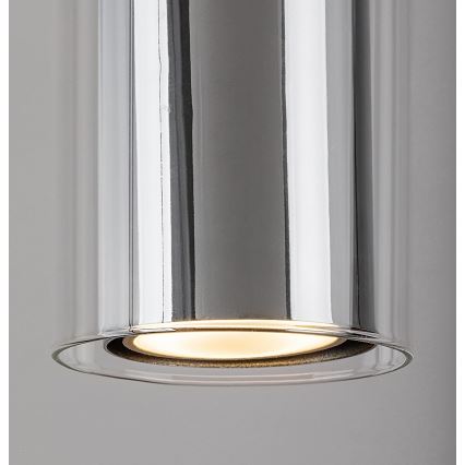 Rabalux - Lestenec na vrvici 1xGU10/50W/230V prozorna/sijajni krom