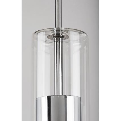 Rabalux - Lestenec na vrvici 1xGU10/50W/230V prozorna/sijajni krom