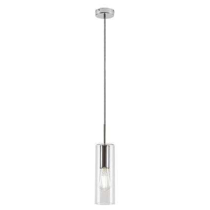 Rabalux - Lestenec na vrvici 1xE27/40W/230V prozorna/sijajni krom