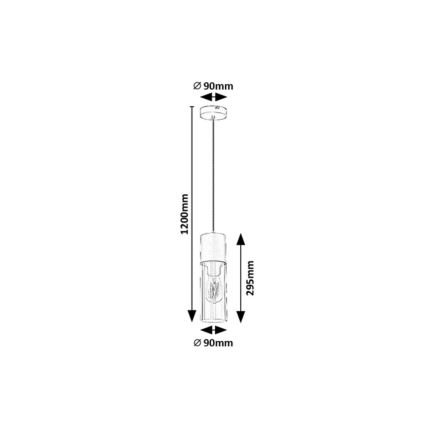 Rabalux - Lestenec na vrvici 1xE27/25W/230V