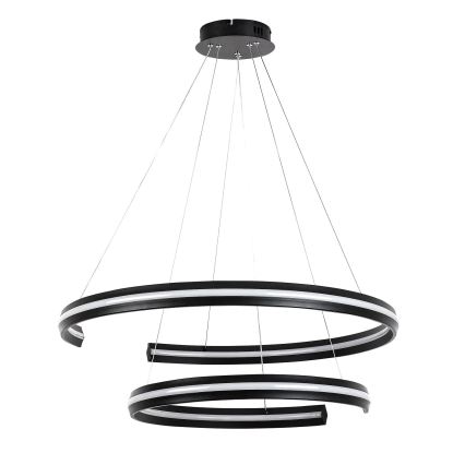Rabalux - LED lestenec na kablu z možnostjo zatemnitve LED/80W/230V 3000-6500K črna + daljinski upravljalnik