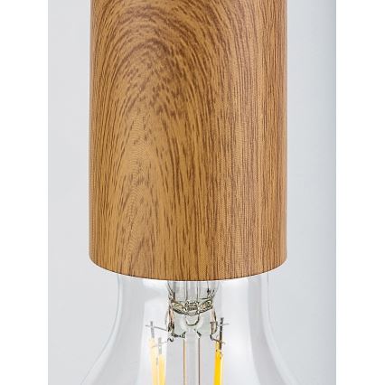 Rabalux - Lestenec na vrvici 5xE27/60W/230V pajek bukev