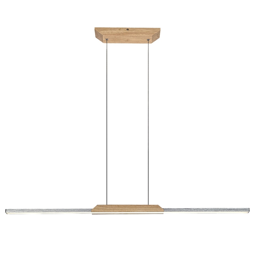 Rabalux - LED Lestenec na vrvici LED/26W/230V 4000K bukev