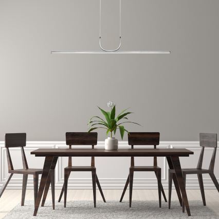 Rabalux - LED Lestenec na vrvici LED/25W/230V 3000K sijajni krom