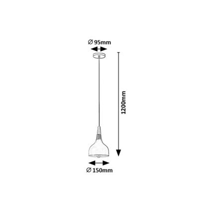 Rabalux - Lestenec na vrvici 1xE27/40W/230V