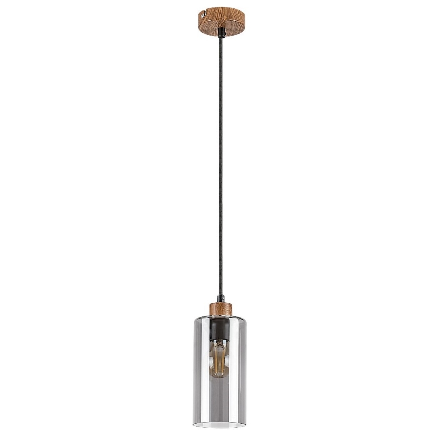 Rabalux - Lestenec na vrvici 1xE27/25W/230V hrast