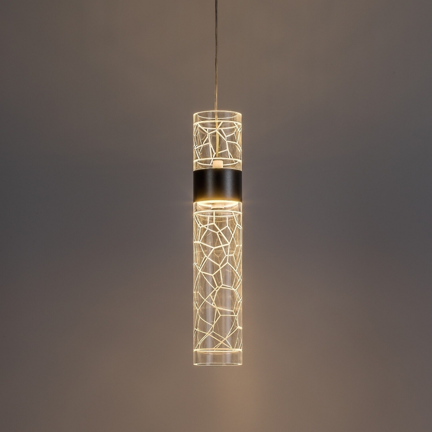 Rabalux - LED Lestenec na jekleni vrvici LED/8W/230V 3000K