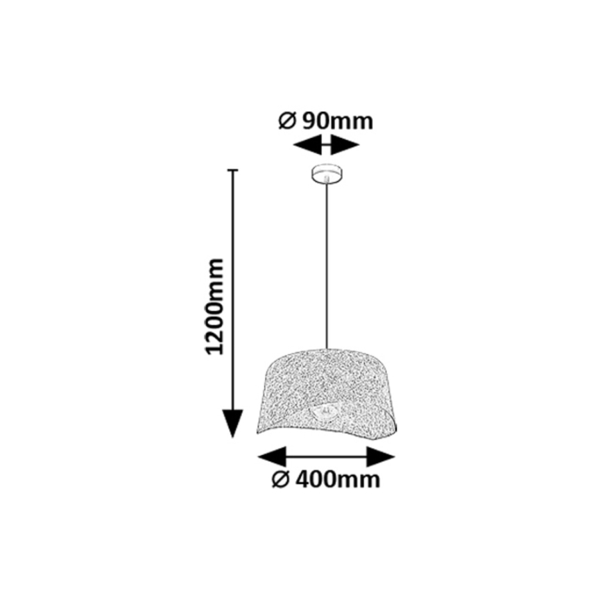 Rabalux - Lestenec na vrvici 1xE27/10W/230V