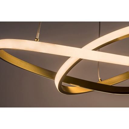 Rabalux - LED Lestenec na vrvici LED/36W/230V 3000K zlata