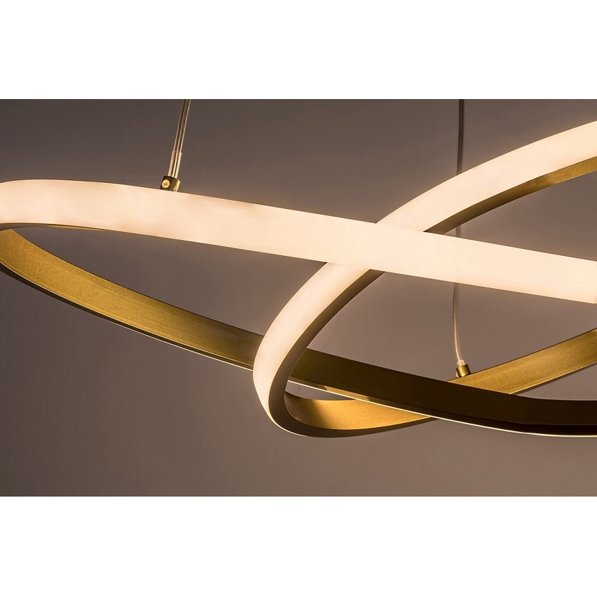 Rabalux - LED Lestenec na vrvici LED/36W/230V 3000K zlata