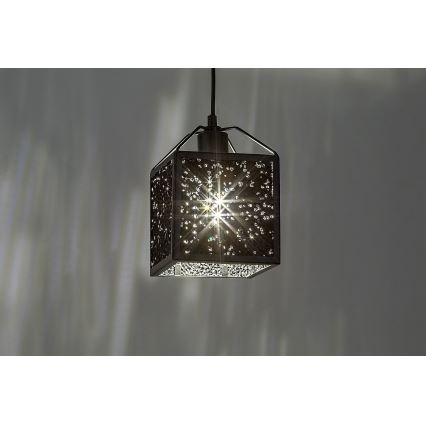Rabalux - Lestenec na vrvici 1xE27/40W/230V črna