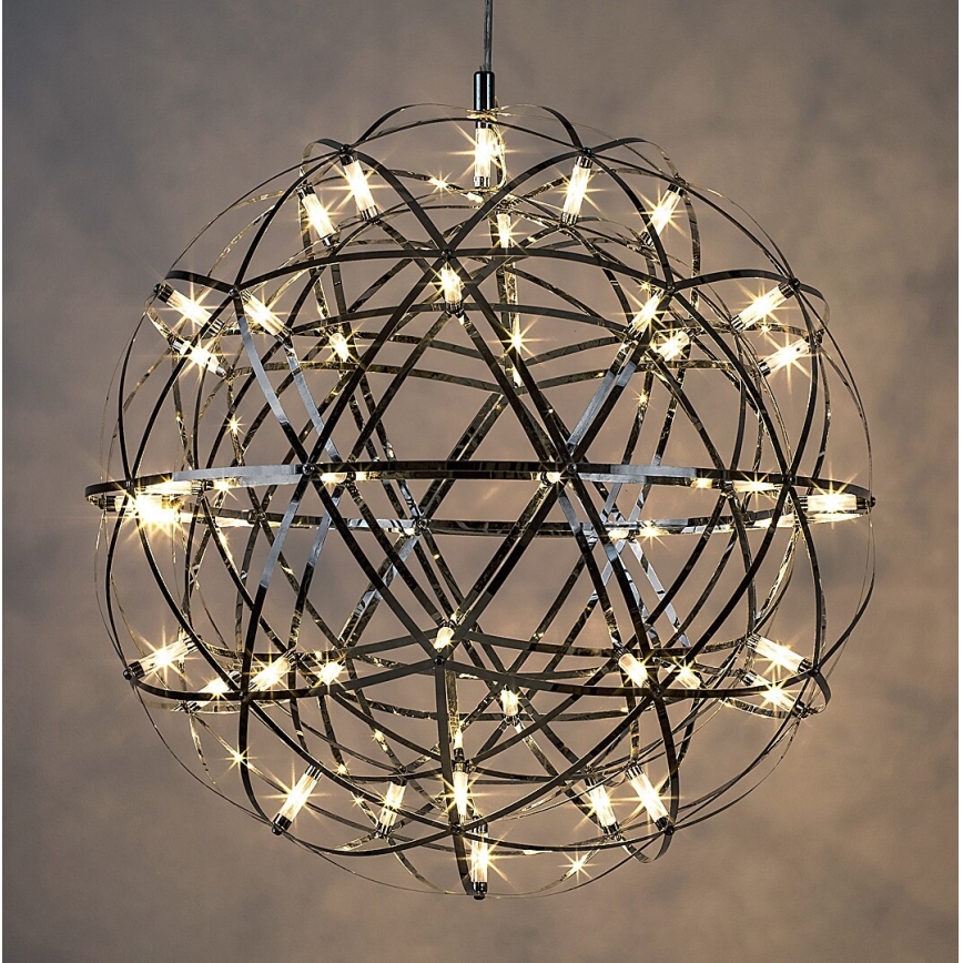Rabalux - LED Lestenec na vrvici LED/16W/230V 3000K sijajni krom