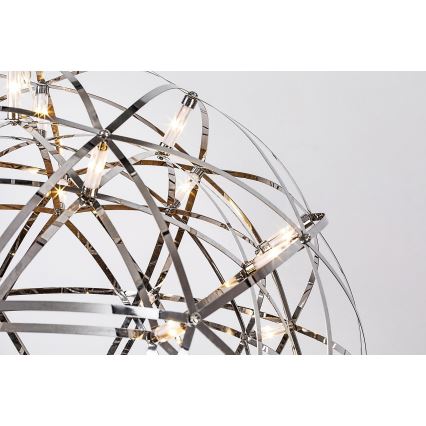 Rabalux - LED Lestenec na vrvici LED/16W/230V 3000K sijajni krom